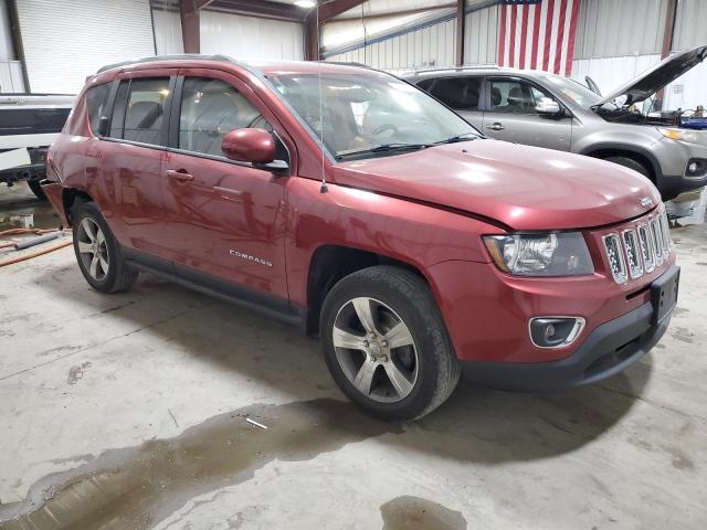 1C4NJCEB2HD185428 - 2017 JEEP COMPASS LATITUDE RED photo 4