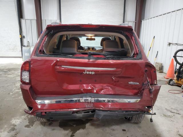 1C4NJCEB2HD185428 - 2017 JEEP COMPASS LATITUDE RED photo 6