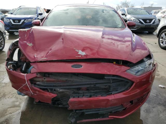 3FA6P0HD9HR241487 - 2017 FORD FUSION SE RED photo 5