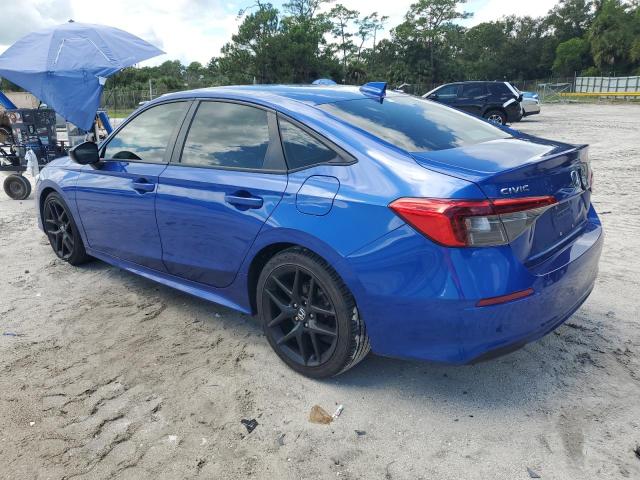 2HGFE2F54PH551047 - 2023 HONDA CIVIC SPORT Bleu photo 2