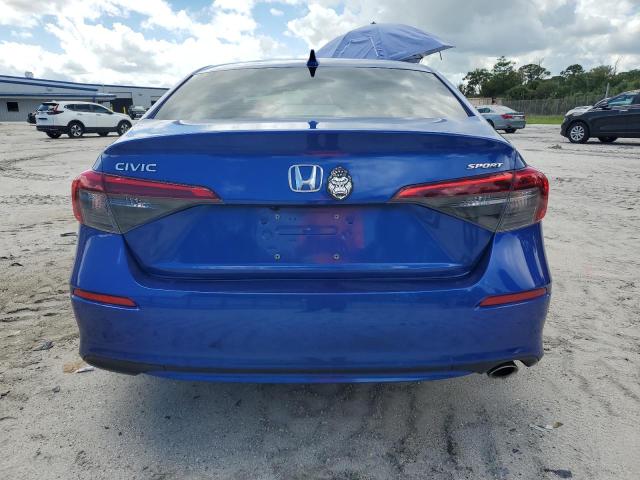 2HGFE2F54PH551047 - 2023 HONDA CIVIC SPORT Bleu photo 6