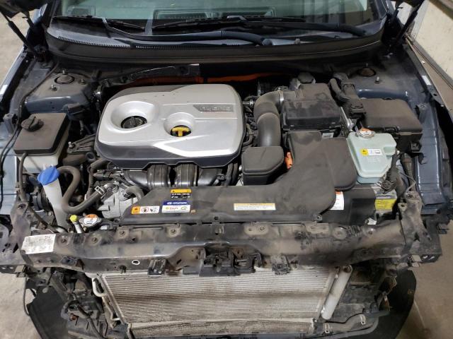 KMHE24L15GA037556 - 2016 HYUNDAI SONATA HYBRID BLUE photo 11