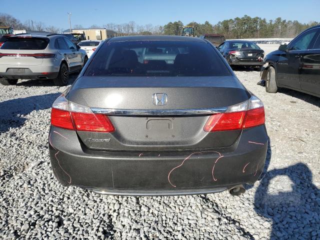 1HGCR2F30EA067961 - 2014 HONDA ACCORD LX GRAY photo 6