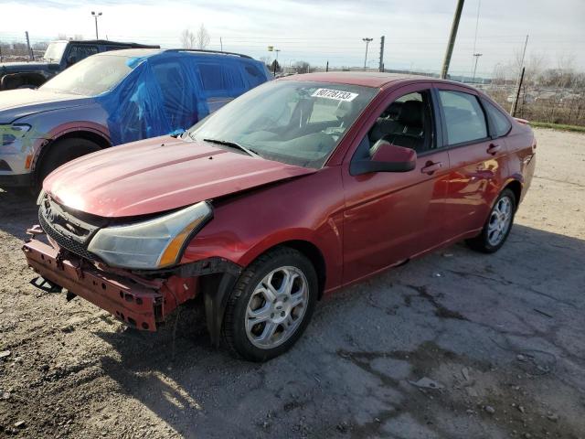 1FAHP36N09W242239 - 2009 FORD FOCUS SES RED photo 1