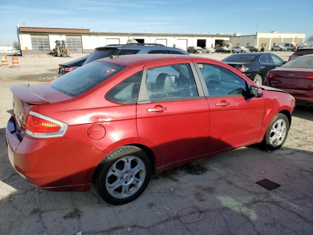 1FAHP36N09W242239 - 2009 FORD FOCUS SES RED photo 3