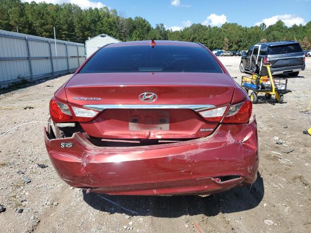 5NPEC4AC3DH624770 - 2013 HYUNDAI SONATA SE წითელი ფოტო 6