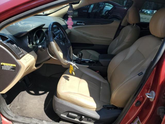 5NPEC4AC3DH624770 - 2013 HYUNDAI SONATA SE წითელი ფოტო 7