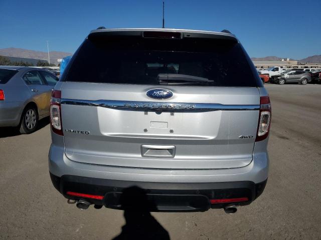 1FM5K8F80EGA14826 - 2014 FORD EXPLORER LIMITED SILVER photo 6