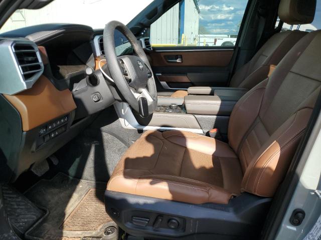 5TFMA5DBXSX262996 - 2025 TOYOTA TUNDRA CREWMAX PLATINUM Gris foto 7