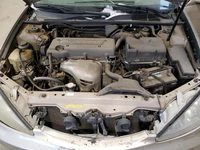 4T1BE30K34U885804 - 2004 TOYOTA CAMRY LE GOLD photo 11