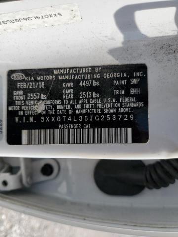 5XXGT4L36JG253729 - 2018 KIA OPTIMA LX 白色 照片 12