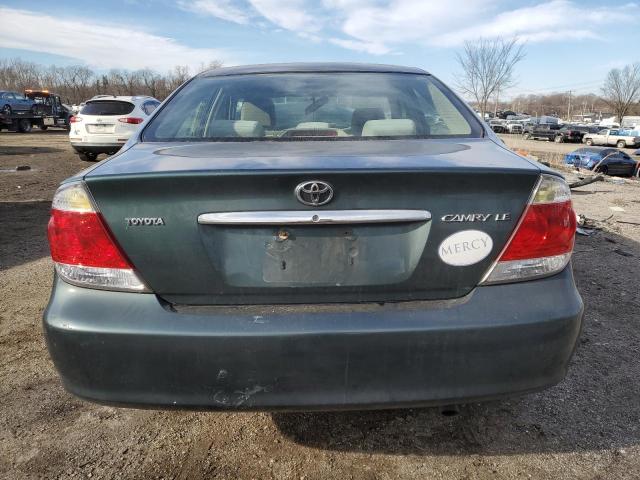 4T1BE30K15U397940 - 2005 TOYOTA CAMRY LE GREEN photo 6