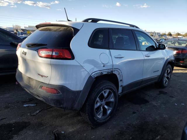 1C4PJMBB6GW235639 - 2016 JEEP CHEROKEE TRAILHAWK WHITE photo 3