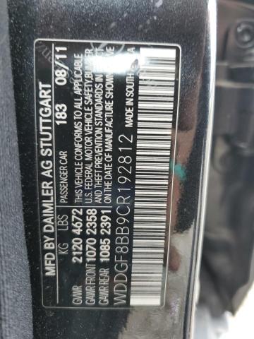 WDDGF8BB9CR192812 - 2012 MERCEDES-BENZ C 300 4MATIC BLACK photo 13