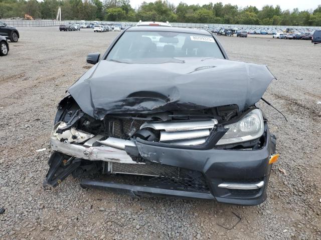 WDDGF8BB9CR192812 - 2012 MERCEDES-BENZ C 300 4MATIC BLACK photo 5