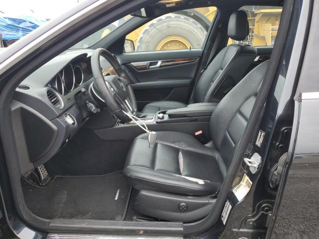 WDDGF8BB9CR192812 - 2012 MERCEDES-BENZ C 300 4MATIC BLACK photo 7