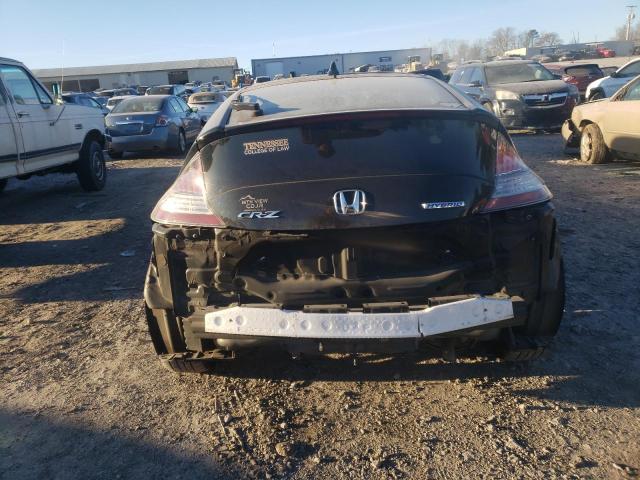 JHMZF1D68CS003522 - 2012 HONDA CR-Z EX BLACK photo 6