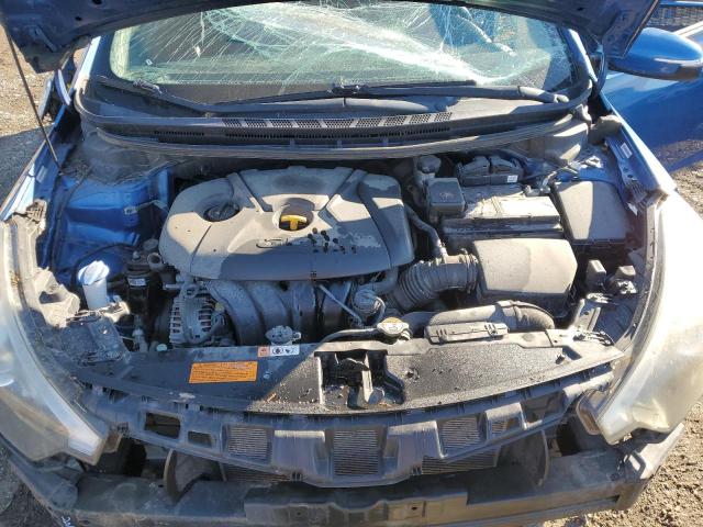 KNAFX6A82F5298329 - 2015 KIA FORTE EX BLUE photo 11