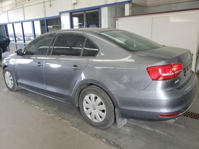 3VW2K7AJ5FM357020 - 2015 VOLKSWAGEN JETTA BASE GRAY photo 2