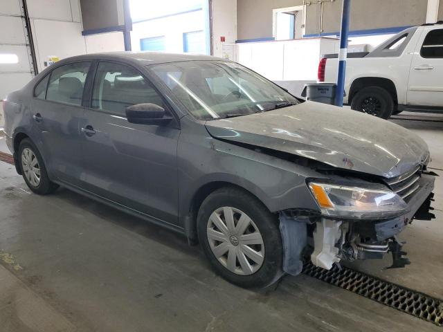 3VW2K7AJ5FM357020 - 2015 VOLKSWAGEN JETTA BASE GRAY photo 4