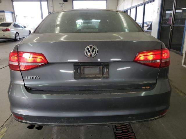 3VW2K7AJ5FM357020 - 2015 VOLKSWAGEN JETTA BASE GRAY photo 6