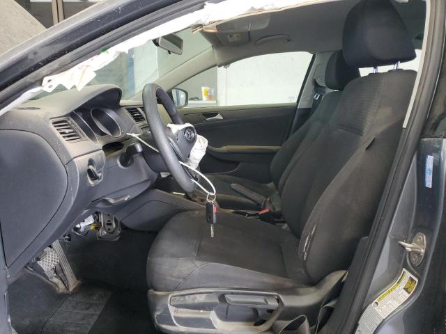 3VW2K7AJ5FM357020 - 2015 VOLKSWAGEN JETTA BASE GRAY photo 7