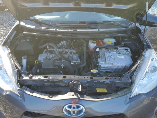 JTDKDTB38E1572215 - 2014 TOYOTA PRIUS C GRAY photo 11