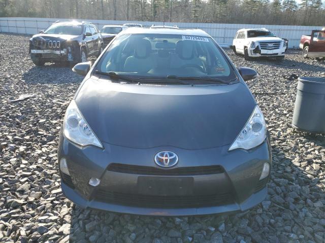 JTDKDTB38E1572215 - 2014 TOYOTA PRIUS C GRAY photo 5