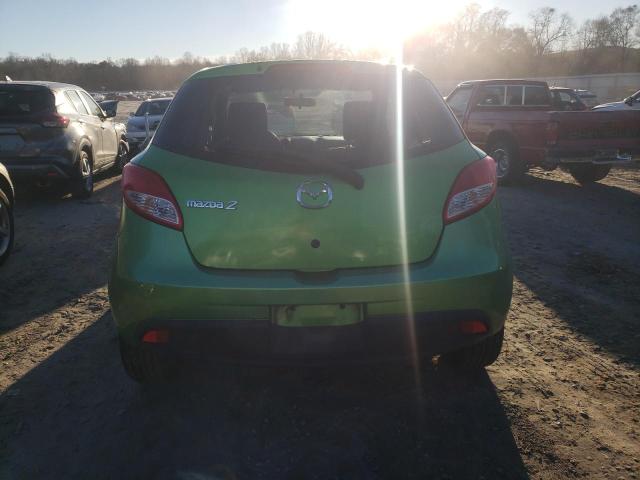 JM1DE1KY4C0146272 - 2012 MAZDA MAZDA2 GREEN photo 6