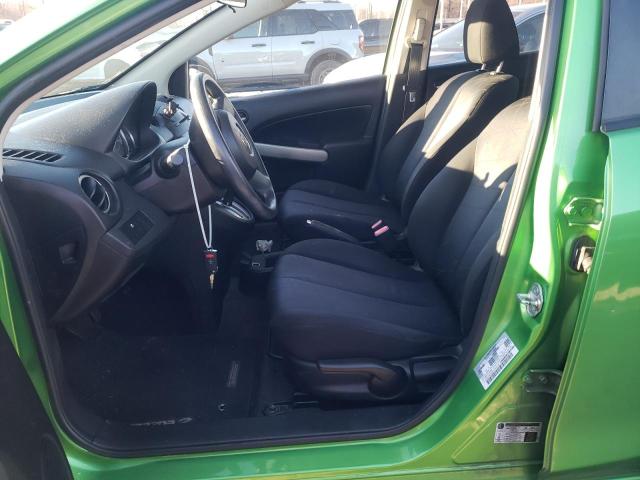 JM1DE1KY4C0146272 - 2012 MAZDA MAZDA2 GREEN photo 7