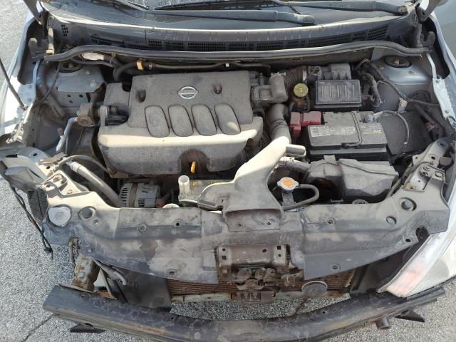 3N1BC1AP9BL481389 - 2011 NISSAN VERSA S GRAY photo 11