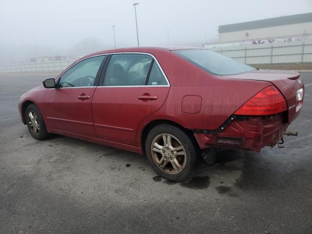 1HGCM56397A218346 - 2007 HONDA ACCORD SE RED photo 2