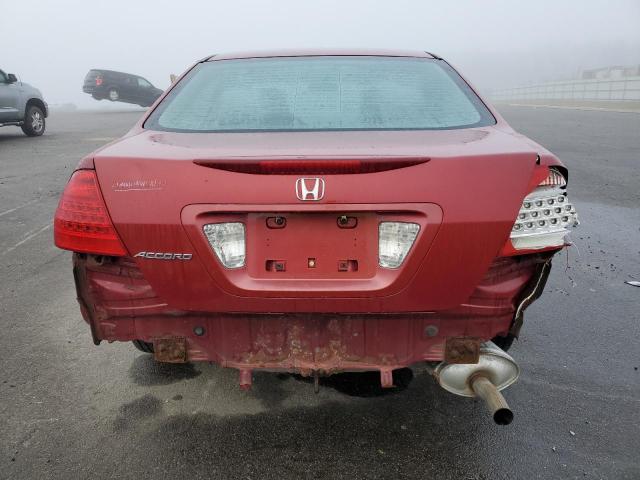 1HGCM56397A218346 - 2007 HONDA ACCORD SE RED photo 6