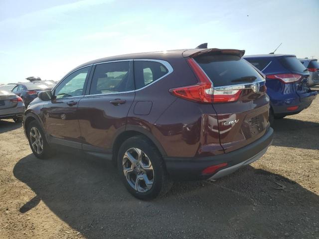 2HKRW2H51KH668610 - 2019 HONDA CR-V EX MAROON photo 2