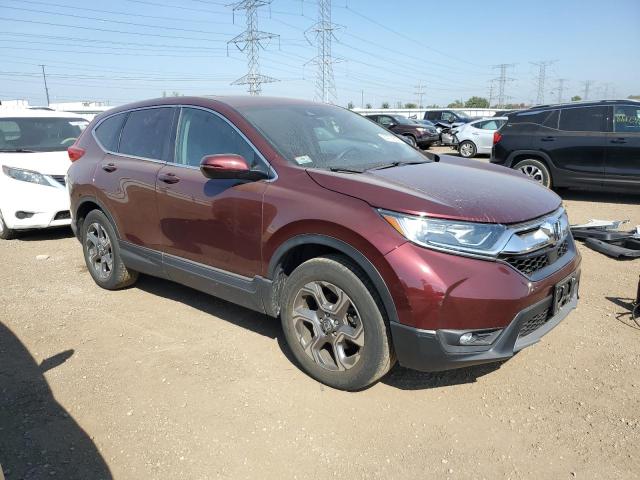 2HKRW2H51KH668610 - 2019 HONDA CR-V EX MAROON photo 4
