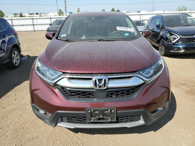 2HKRW2H51KH668610 - 2019 HONDA CR-V EX MAROON photo 5