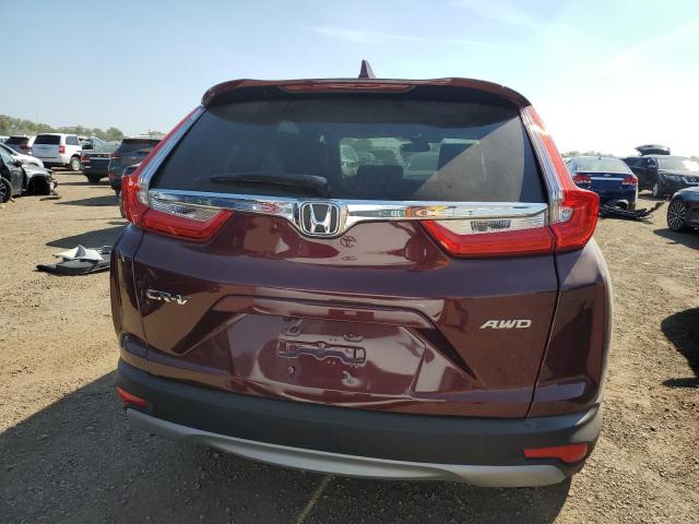 2HKRW2H51KH668610 - 2019 HONDA CR-V EX MAROON photo 6