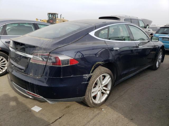 5YJSA1H17EFP32255 - 2014 TESLA MODEL S ლურჯი ფოტო 3