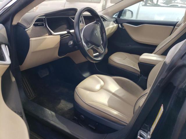 5YJSA1H17EFP32255 - 2014 TESLA MODEL S ლურჯი ფოტო 7