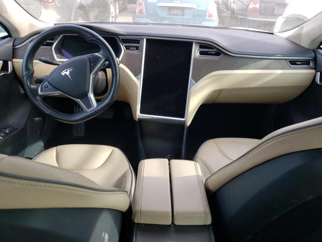 5YJSA1H17EFP32255 - 2014 TESLA MODEL S ლურჯი ფოტო 8