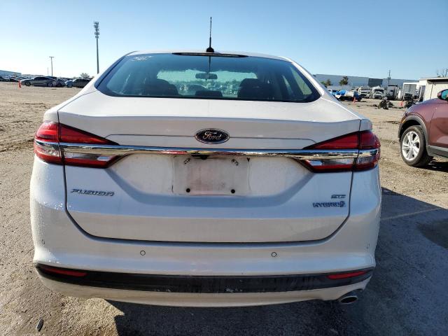 3FA6P0LU8JR157786 - 2018 FORD FUSION SE HYBRID WHITE photo 6