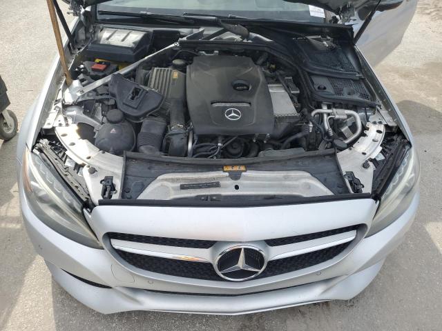 WDDWJ4JB7HF354501 - 2017 MERCEDES-BENZ C 300 SILVER photo 11