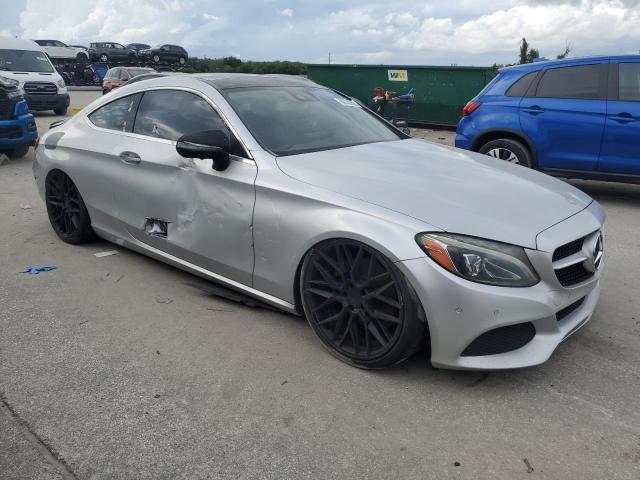 WDDWJ4JB7HF354501 - 2017 MERCEDES-BENZ C 300 SILVER photo 4