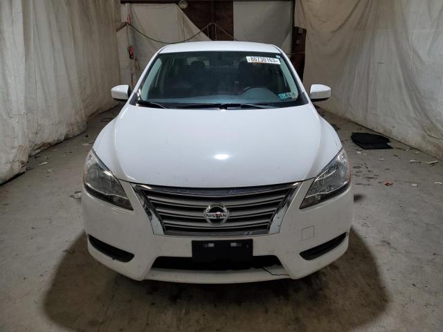 3N1AB7AP1FY250268 - 2015 NISSAN SENTRA S WHITE photo 5