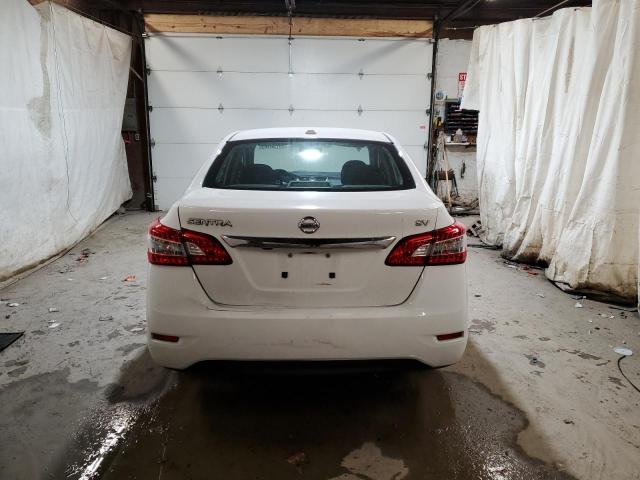 3N1AB7AP1FY250268 - 2015 NISSAN SENTRA S WHITE photo 6