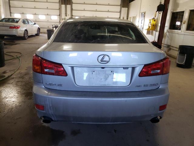 JTHCK262X62007156 - 2006 LEXUS IS 250 SILVER photo 6