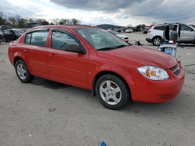 1G1AK58F087304039 - 2008 CHEVROLET COBALT LS RED photo 4