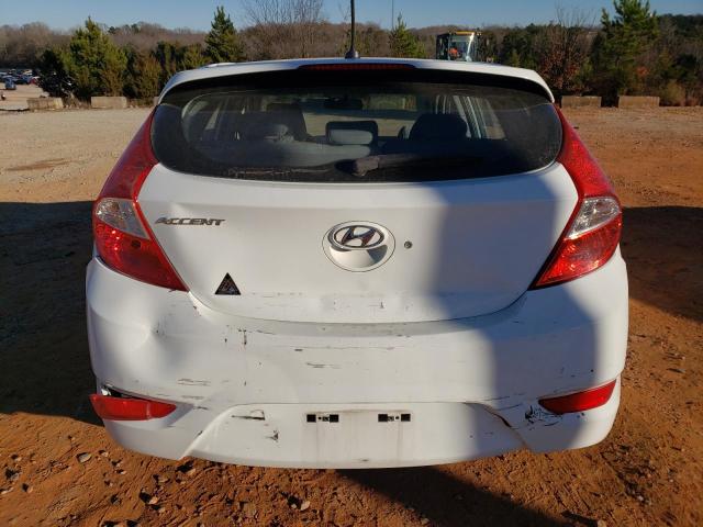 KMHCU5AE1DU078032 - 2013 HYUNDAI ACCENT GLS WHITE photo 6