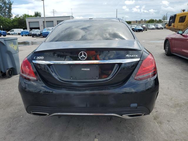 WDDWF8EB0LR564643 - 2020 MERCEDES-BENZ C 300 4MATIC BLACK photo 6
