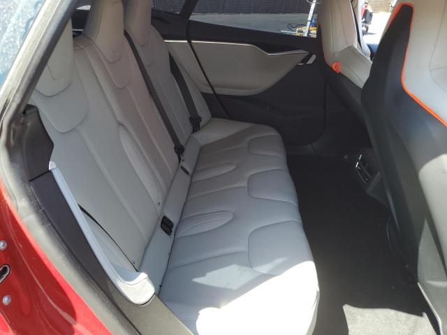 5YJSA1E29FF107399 - 2015 TESLA MODEL S 红色 照片 10